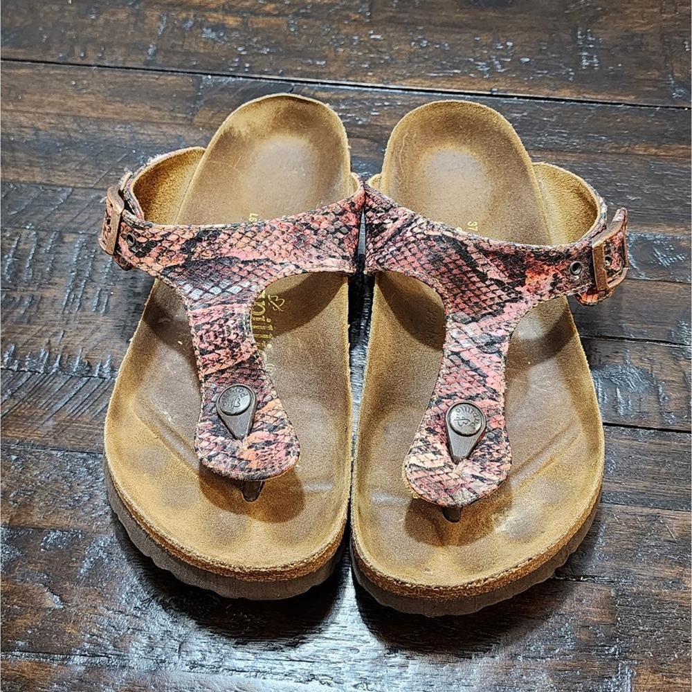 Papillio Women's Gizeh Sandal Summer Red Textile size 37 us 6.5